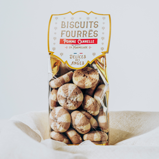 Biscuits fourrés pomme & cannelle – Gourmandise artisanale pur beurre