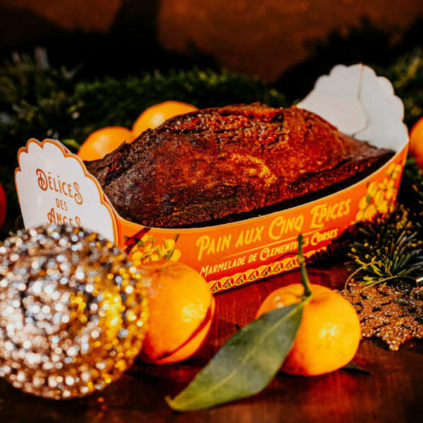 Pain aux 5 épices - marmelade de Clémentines