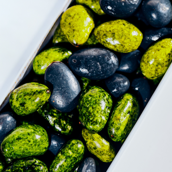 Etui d'amandes au chocolat