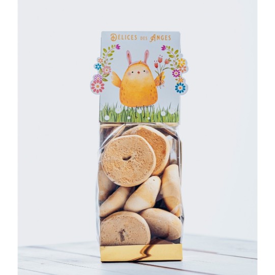 Sachet de petits biscuits au beurre fourrés à l'abricot d'Occitanie Fabriqué en Occitanie