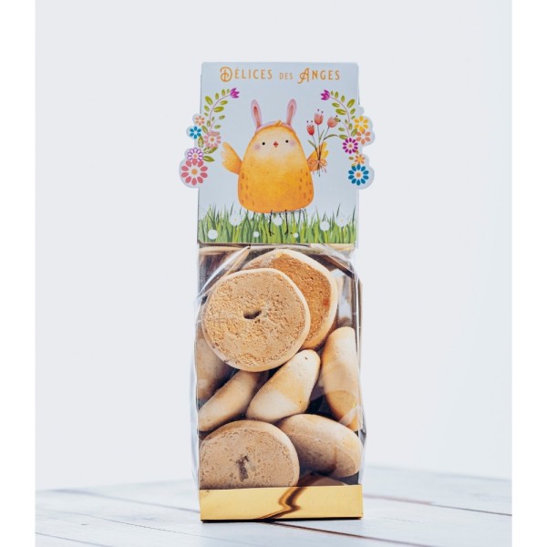 Sachet de petits biscuits au beurre fourrés à l'abricot d'Occitanie Fabriqué en Occitanie