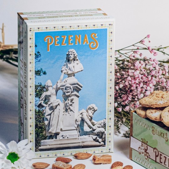 Boîte Palets amandes caramel sel - Pézenas