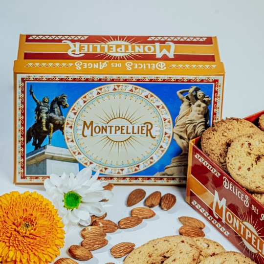Boîte Palets amandes caramel sel - Montpellier