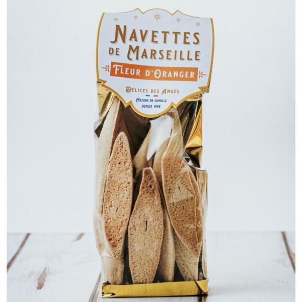 Navettes à la fleur d’oranger – Biscuits artisanaux au beurre