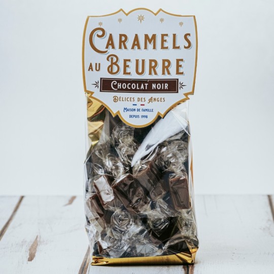 Sachet Caramels Tendres au Chocolat noir