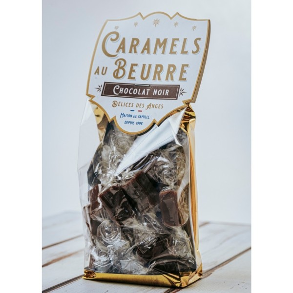 Sachet Caramels Tendres au Chocolat noir
