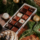 Etui de 12 chocolats ganaches et pralinés